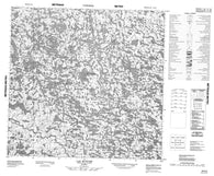 034N02 Lac Rutche Canadian topographic map, 1:50,000 scale