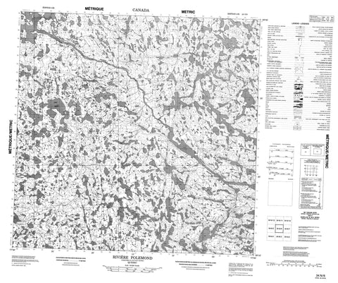 034N06 Riviere Polemond Canadian topographic map, 1:50,000 scale