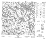 034N07 Lac Mangnuc Canadian topographic map, 1:50,000 scale