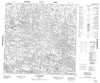034N10 Lac Siegfried Canadian topographic map, 1:50,000 scale