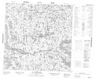 034N11 Lac Mirqulilik Canadian topographic map, 1:50,000 scale