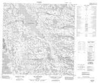 034N16 Lac Souligny Canadian topographic map, 1:50,000 scale