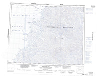 034N Kogaluk Bay Canadian topographic map, 1:250,000 scale