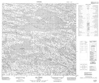 034O03 Lac Tasiat Canadian topographic map, 1:50,000 scale