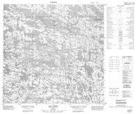034O11 Lac Parry Canadian topographic map, 1:50,000 scale
