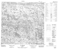 034O12 Lac Mezard Canadian topographic map, 1:50,000 scale