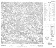 034O14 Lac Edelin Canadian topographic map, 1:50,000 scale