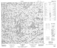 034O16 Lac Bertaut Canadian topographic map, 1:50,000 scale