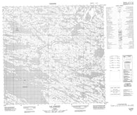 034P04 Lac Gobinet Canadian topographic map, 1:50,000 scale