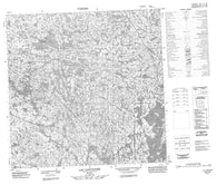 034P09 Lac Lancognee Canadian topographic map, 1:50,000 scale