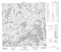 034P13 Lac Curodeau Canadian topographic map, 1:50,000 scale