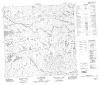 035A01 Lac Wetunik Canadian topographic map, 1:50,000 scale