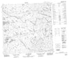 035A01 Lac Wetunik Canadian topographic map, 1:50,000 scale