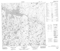 035A06 Lac Nalluajuk Canadian topographic map, 1:50,000 scale