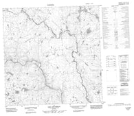 035A07 Lac Levareau Canadian topographic map, 1:50,000 scale