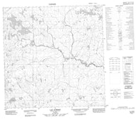 035A11 Lac Gobert Canadian topographic map, 1:50,000 scale