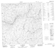 035A15 Lac Kapijuq Canadian topographic map, 1:50,000 scale