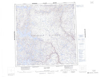 035A Lac Klotz Canadian topographic map, 1:250,000 scale