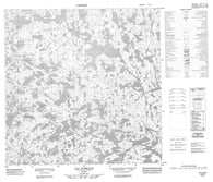 035B01 Lac Gueraux Canadian topographic map, 1:50,000 scale