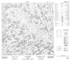 035B01 Lac Gueraux Canadian topographic map, 1:50,000 scale