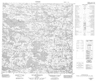 035B04 Lac Akuaraaluk Canadian topographic map, 1:50,000 scale
