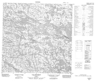 035C01 Lac Bonnefoy Canadian topographic map, 1:50,000 scale