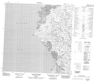 035C05 Pointe Cusson Canadian topographic map, 1:50,000 scale