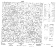 035C06 Lac Bistodeau Canadian topographic map, 1:50,000 scale