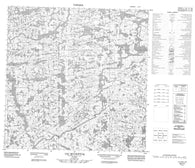 035C07 Lac Quukittuq Canadian topographic map, 1:50,000 scale