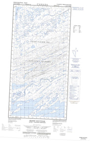 035C13W Massif Kucyniak Canadian topographic map, 1:50,000 scale