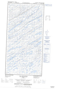 035C14W Lac Isuilutaq Canadian topographic map, 1:50,000 scale