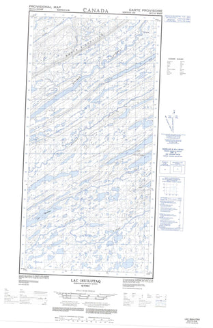 035C14W Lac Isuilutaq Canadian topographic map, 1:50,000 scale