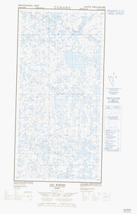 035C15E Lac Koenig Canadian topographic map, 1:50,000 scale