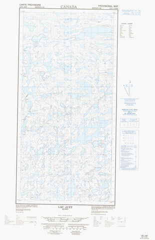 035F01E Lac Juet Canadian topographic map, 1:50,000 scale