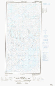 035F01W Lac Juet Canadian topographic map, 1:50,000 scale