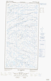 035F02E Lac Vigneau Canadian topographic map, 1:50,000 scale