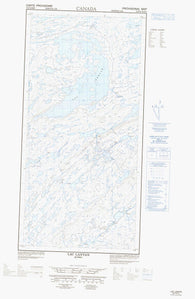 035F06E Lac Lanyan Canadian topographic map, 1:50,000 scale