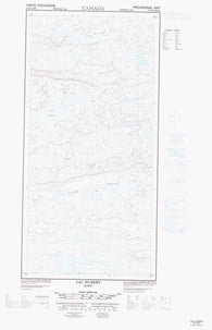 035F08E Lac Hubert Canadian topographic map, 1:50,000 scale