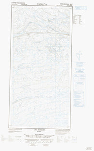 035F08W Lac Hubert Canadian topographic map, 1:50,000 scale