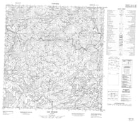 035F10 Lac Bilson Canadian topographic map, 1:50,000 scale