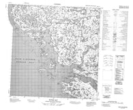 035F12 Kovik Bay Canadian topographic map, 1:50,000 scale