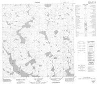 035G01 Lac Flaherty Canadian topographic map, 1:50,000 scale
