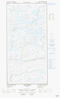 035G07E Lac Dumas Canadian topographic map, 1:50,000 scale