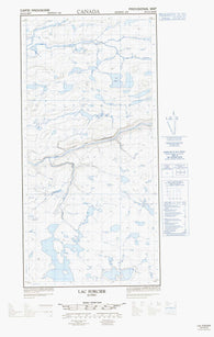 035G08E Lac Forcier Canadian topographic map, 1:50,000 scale