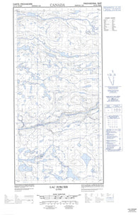 035G08W Lac Forcier Canadian topographic map, 1:50,000 scale