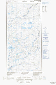035G09W Lac Des Deux Iles Canadian topographic map, 1:50,000 scale