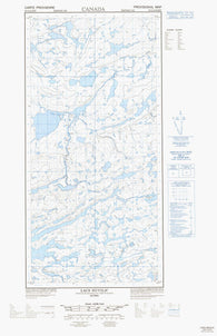 035G10E Lacs Nuvilic Canadian topographic map, 1:50,000 scale
