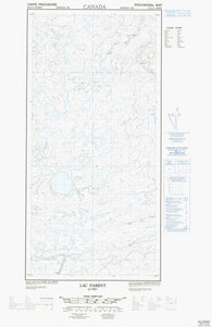 035G11W Lac Parent Canadian topographic map, 1:50,000 scale
