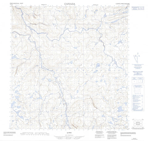 035G14  Canadian topographic map, 1:50,000 scale