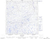 035G Lacs Nuvilic Canadian topographic map, 1:250,000 scale